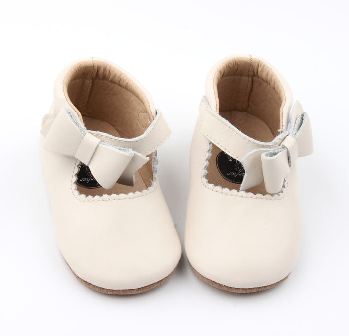 Leather Sweet Mary Janes Buttermilk