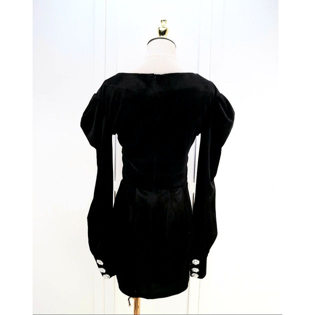 Velvet Mini Dress – DALIA MACPHEE