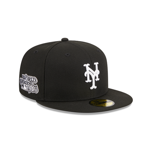 Gorra plana gris ajustada 59FIFTY Parche Lateral World Series de New York  Yankees MLB de New Era