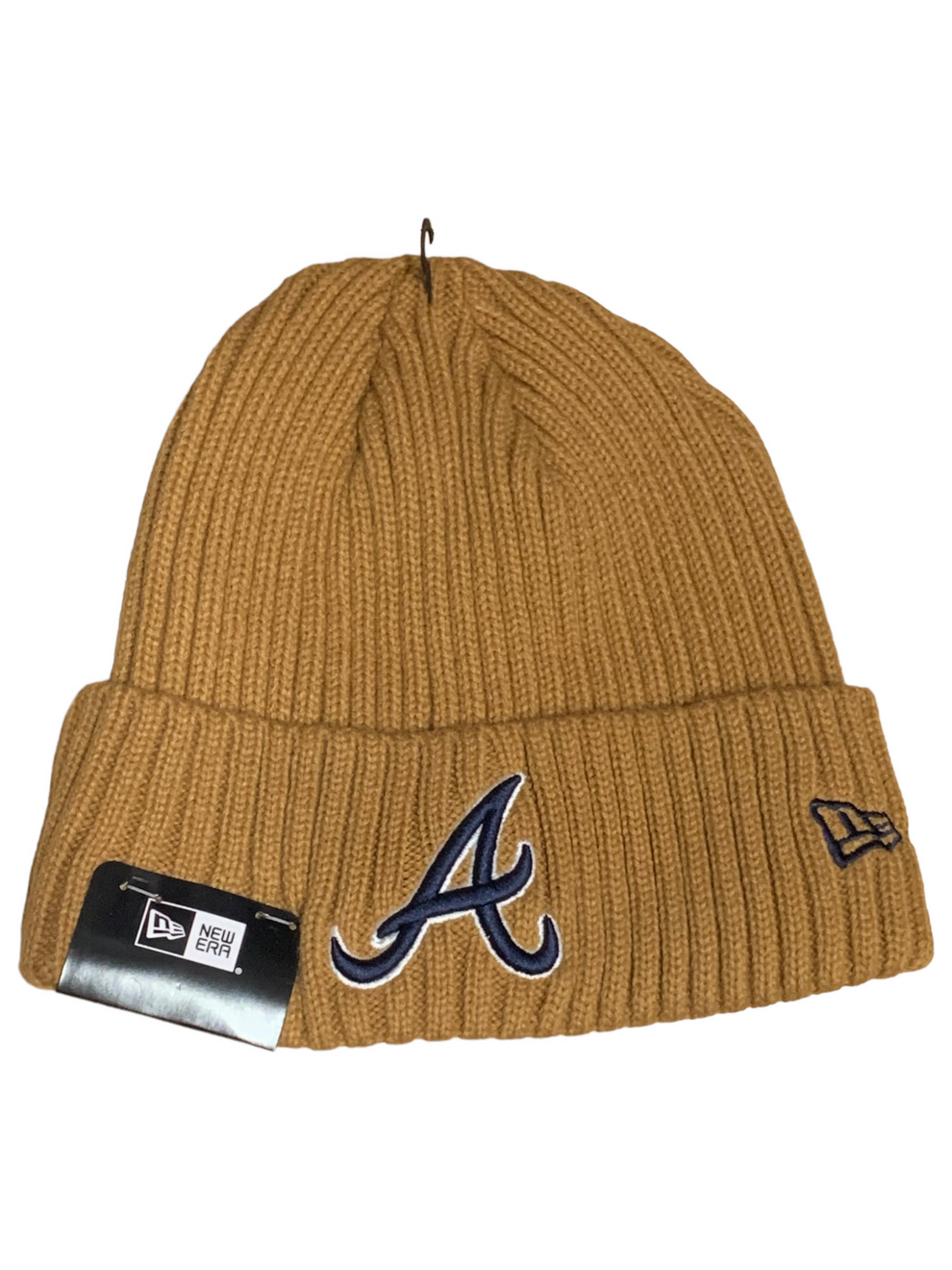 ATLANTA BRAVES CORE CLASSIC KNIT BEANIE TANN JR'S SPORTS