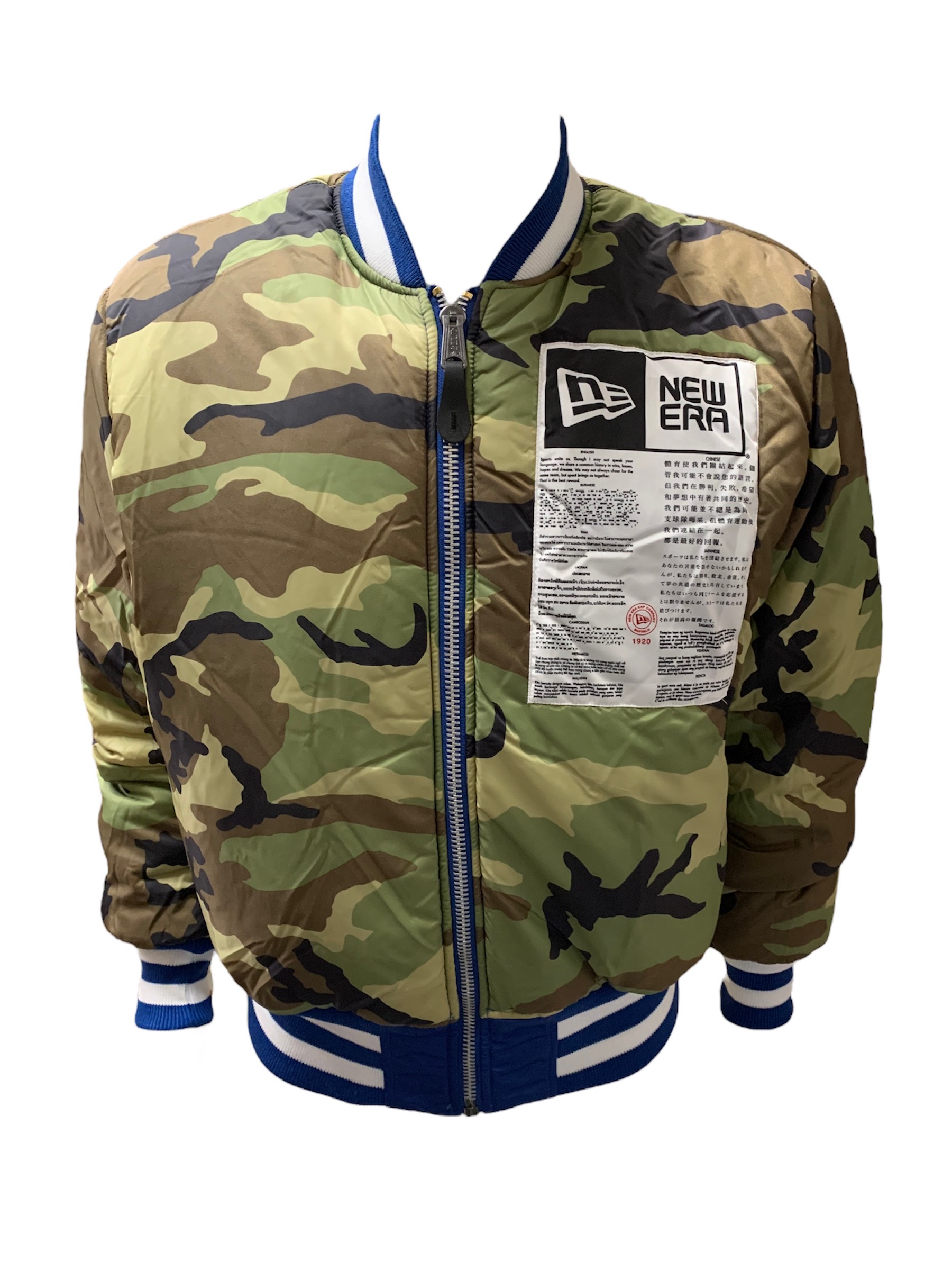 Fangoso Mandíbula de la muerte Hundimiento CHAQUETA BOMBER REVERSIBLE ALPHA INDUSTRIES PARA HOMBRE DE LOS BROOKLY –  JR'S SPORTS