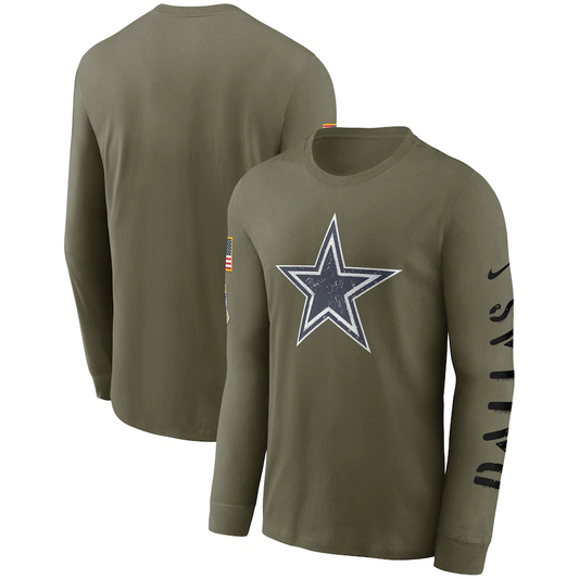 DALLAS COWBOYS CAMISETA TÉRMICA DE MANGA LARGA 2021 SALUTE TO SERVICE –  JR'S SPORTS