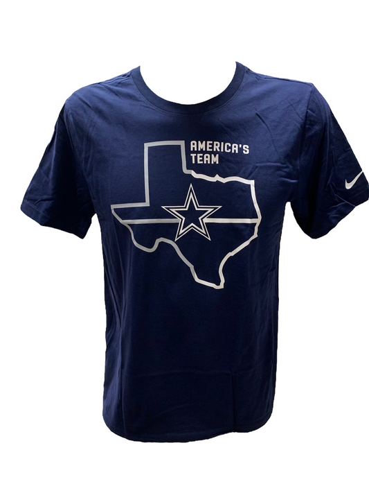 Men's Fanatics Branded White Dallas Cowboys Hot Shot State T-Shirt