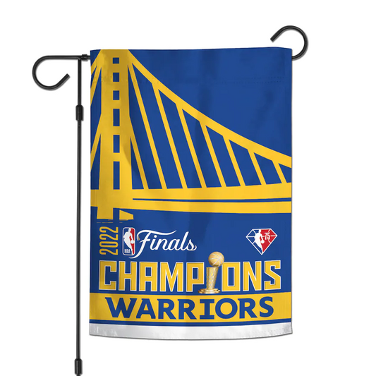 Golden State Warriors 2022 Champions NBA Classic logo type Die-cut STICKER