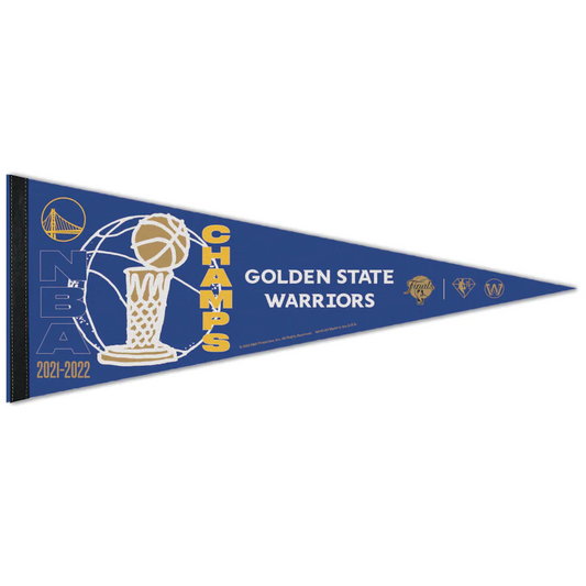 Golden State Warriors 2022 Champions NBA Classic logo type Die-cut STICKER
