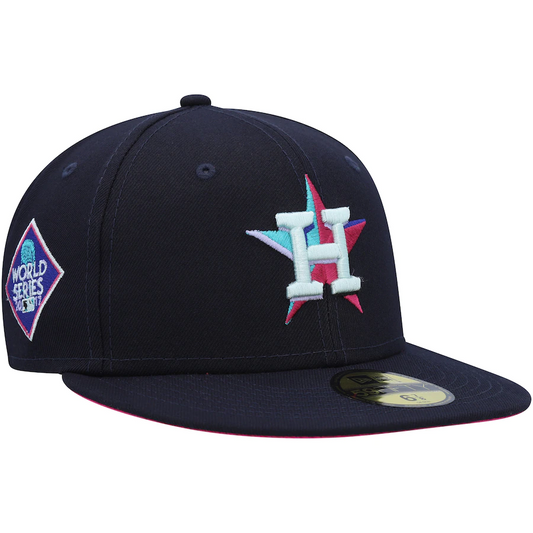 HOUSTON ASTROS 2000 INAUGURAL SEASON CORDUROY VISOR LAVENDER BRIM NEW –  Sports World 165