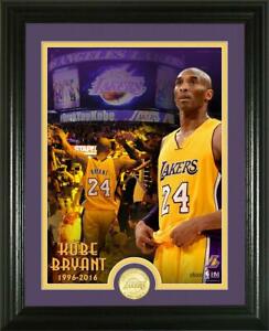 Kobe Bryant Lakers Jersey Number Retirement 12x20 Custom Framed