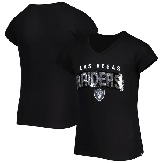 New Era Los Angeles Rams Girls Team Sequins T-Shirt 23 / 10/12