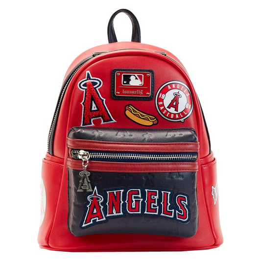 LOUNGEFLY x MLB LA Angels Stadium Crossbody Bag with Pouch - CLEAR/MULTI