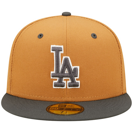Los Angeles Dodgers New Era Color Pack 59FIFTY Fitted Hat - Brown