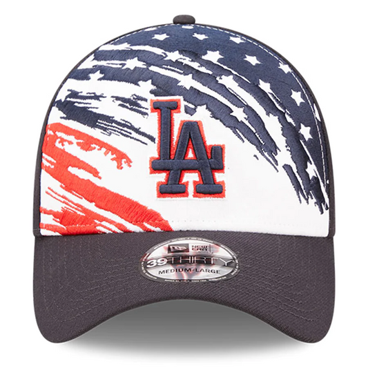 Toronto Blue Jays MLB New Era July 4th - Stars & Stripes 39THIRTY Flex  Hat-Red