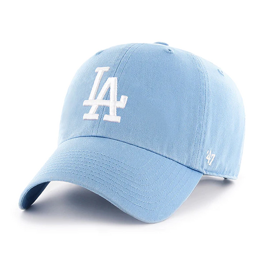 47 Brand Men's MLB Los Angeles Dodgers Dark Tropic Clean-Up Cap Black