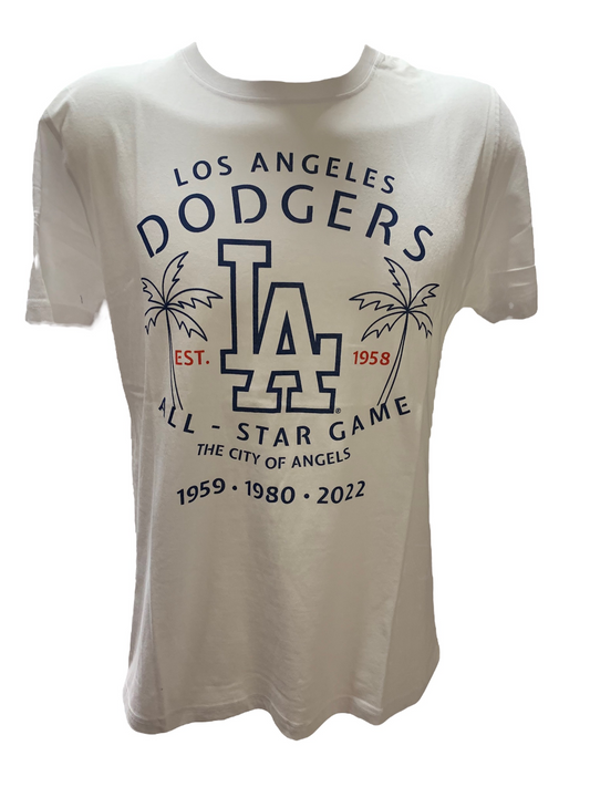 Los Angeles Dodgers 2022 All-Star Game Palm Row Men's Tee 22 Blu / 4XL