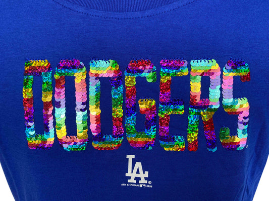 FIFTH&OCEAN Los Angeles Lakers Girls Sequins T-Shirt 20 / 10/12