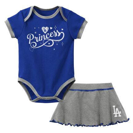 Dodgers Baby Girl Clothing Set 