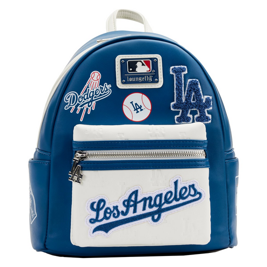 Loungefly MLB LA Dodgers Blue White Logo Crossbody Bag