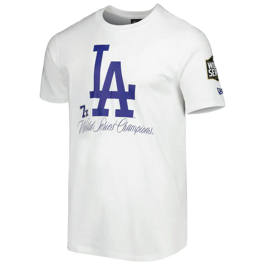 Men's Oakland Athletics New Era White Historical Championship T-Shirt