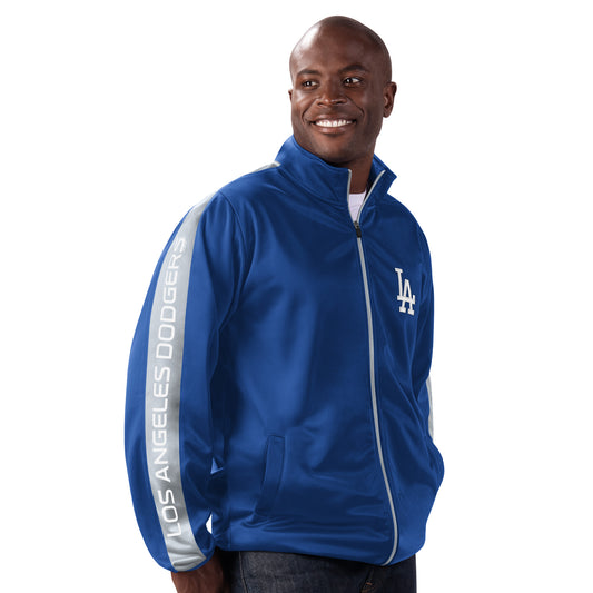 Los Angeles Dodgers Men's Tri-Color Quarter-Zip Windbreaker 23 / 3XL