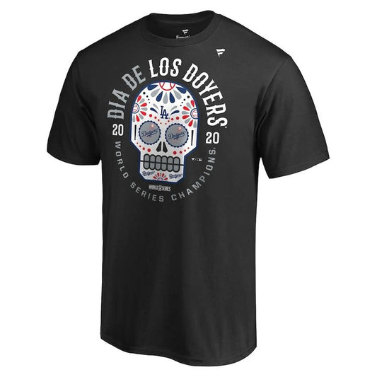 Los Angeles Dodgers 2020 World Series Champions Day Of The Dead T