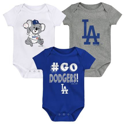 Detroit Tigers Majestic Kid's 3 Piece Bodysuit Set