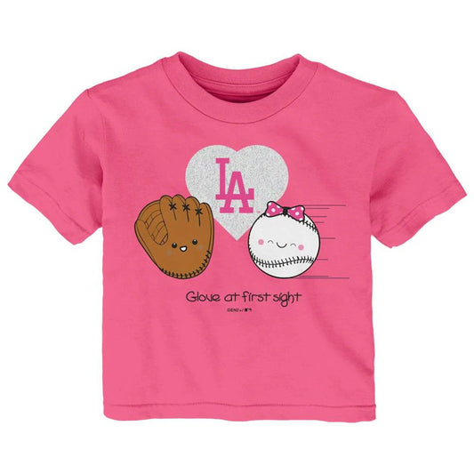 Dodgers Girl Glitter Pink Team Jersey