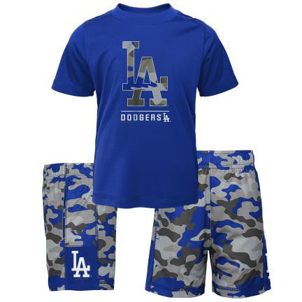 Los Angeles Dodgers Newborn & Infant Little Slugger Striped