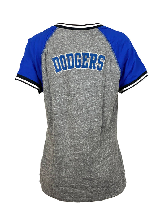 CAMISETA MUJER LOS ANGELES DODGERS A RAYAS – JR'S SPORTS