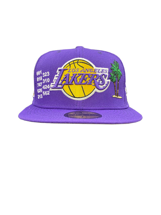 LOS ANGELES LAKERS HWC SAND & SKY FITTED HAT – JR'S SPORTS