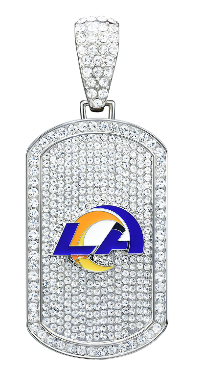 Las Vegas Raiders Bling Dog Tag Necklace