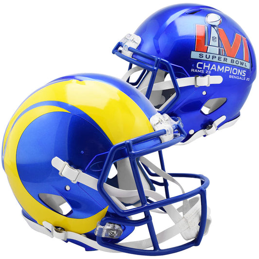 LOS ANGELES RAMS SUPER BOWL LVI CHAMPIONS FLEX HELMET – JR'S SPORTS