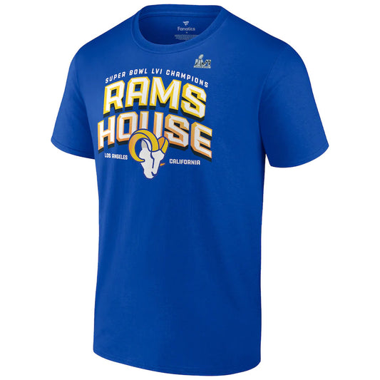 Fanatics Men's White Los Angeles Rams Super Bowl LVI Champions  Stacked Roster T-Shirt : Sports & Outdoors