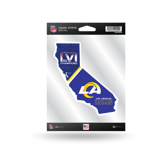 WinCraft Los Angeles Rams Super Bowl LVI Champions Plastic License