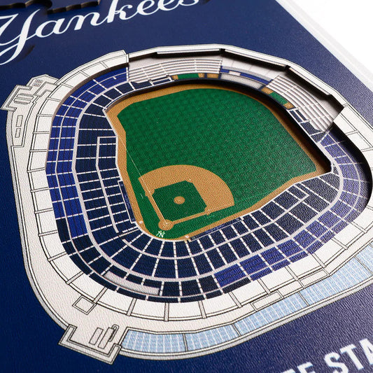 MLB Kansas City Royals 6x19 Stadium 3D View Banner