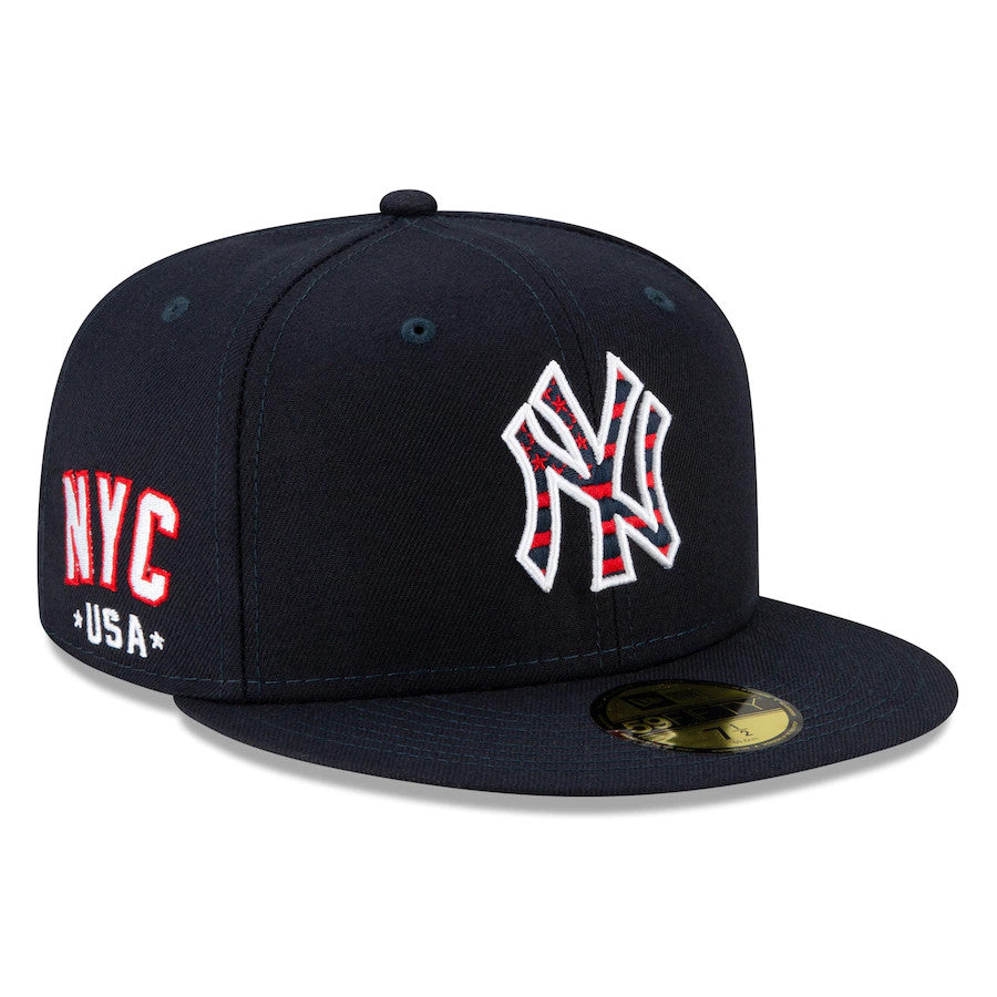 NEW YORK YANKEES 2022 4TH OF JULY 59FIFTY FITTED HAT – JR'S SPORTS