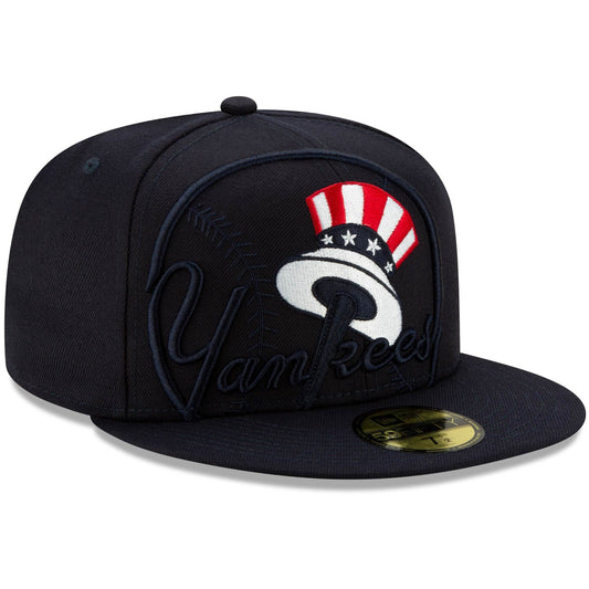 GORRA AJUSTADA 59FIFTY LOGO BÁSICO DE LOS NEW YORK YANKEES - VERDE OSC