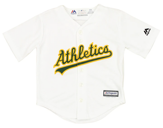 Oakland Athletics Toddler Replica Jersey White / 4T