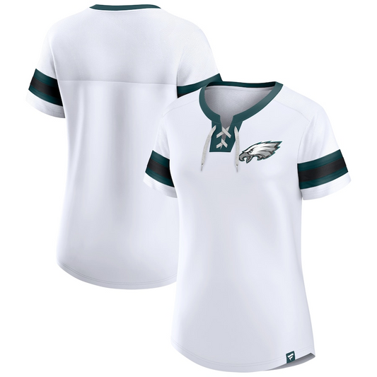 PHILADELPHIA EAGLES WOMEN'S GAME USED TEE – JR'S SPORTS