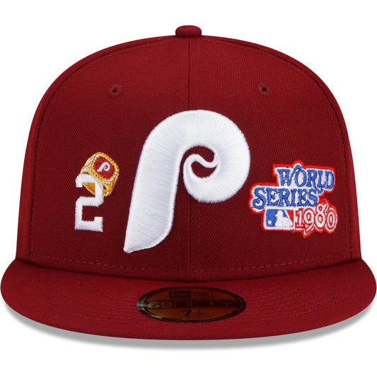 Philadelphia Phillies 2022 MLB World Series Hat Patch Iron On