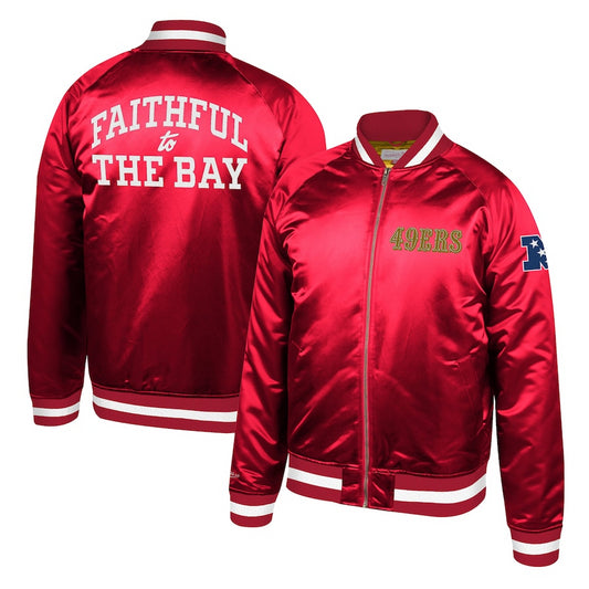 UNICOM JACKETS Men's 49ers Champs Satin Jacket - Men's Satin Bomber Jacket  With Patches – Men's Black Varsity Patch Jacket (as1, alpha, l, regular,  regular) at  Men's Clothing store