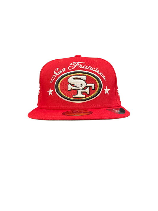 Lids San Francisco 49ers New Era Patch Up Collection Super Bowl XXIX  T-Shirt - Scarlet