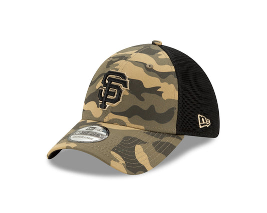 San Francisco Giants New Era Neo 39THIRTY Unstructured Flex Hat- Black