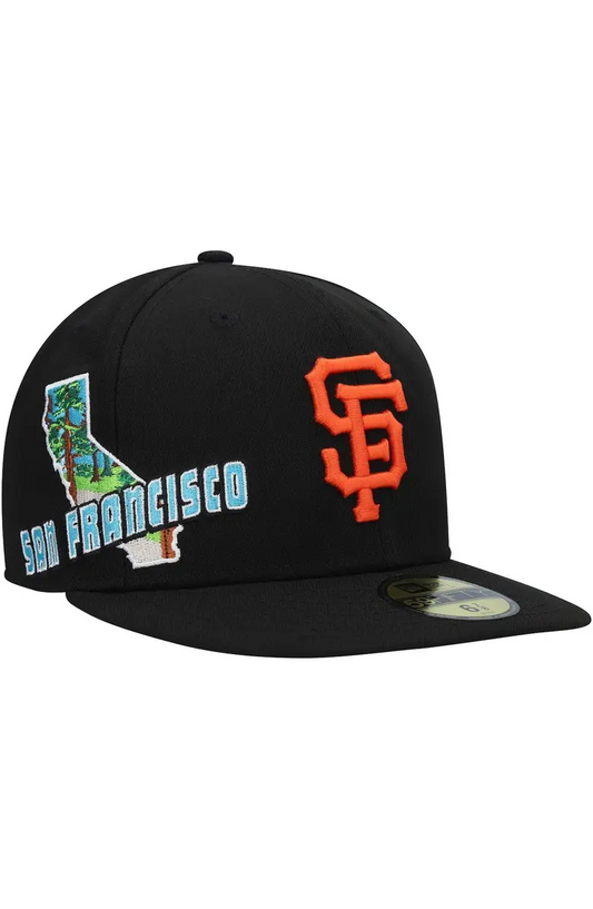 New Era 59FIFTY MLB San Francisco Giants Duck Camo Fitted Hat 7 5/8