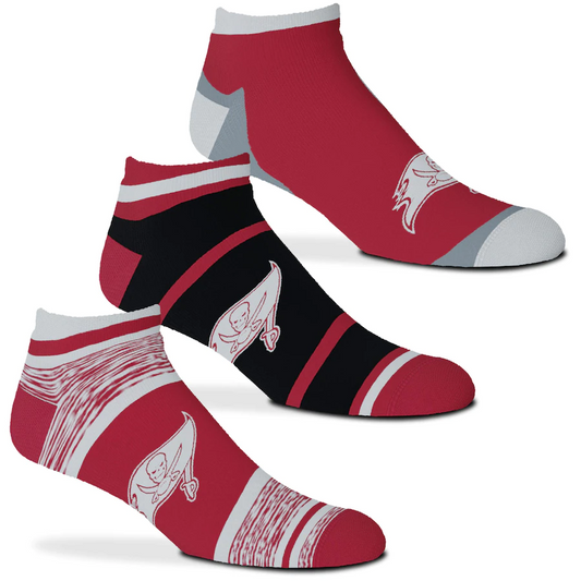 Atlanta Falcons NFL Womens Fan Footy 3 Pack Slipper Socks