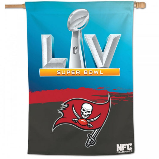 KANSAS CITY CHIEFS SUPER BOWL LV 28'X40' VERTICAL HOUSE FLAG – JR'S SPORTS