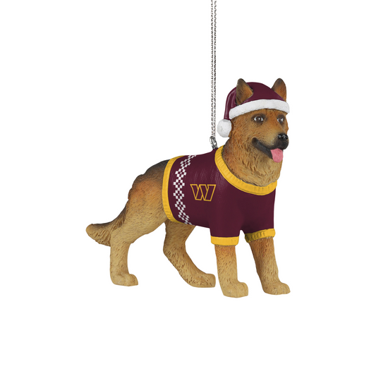 KANSAS CITY CHIEFS GERMAN SHEPHERD CHRISTMAS ORNAMENT – JR'S SPORTS