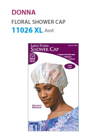 floral shower cap