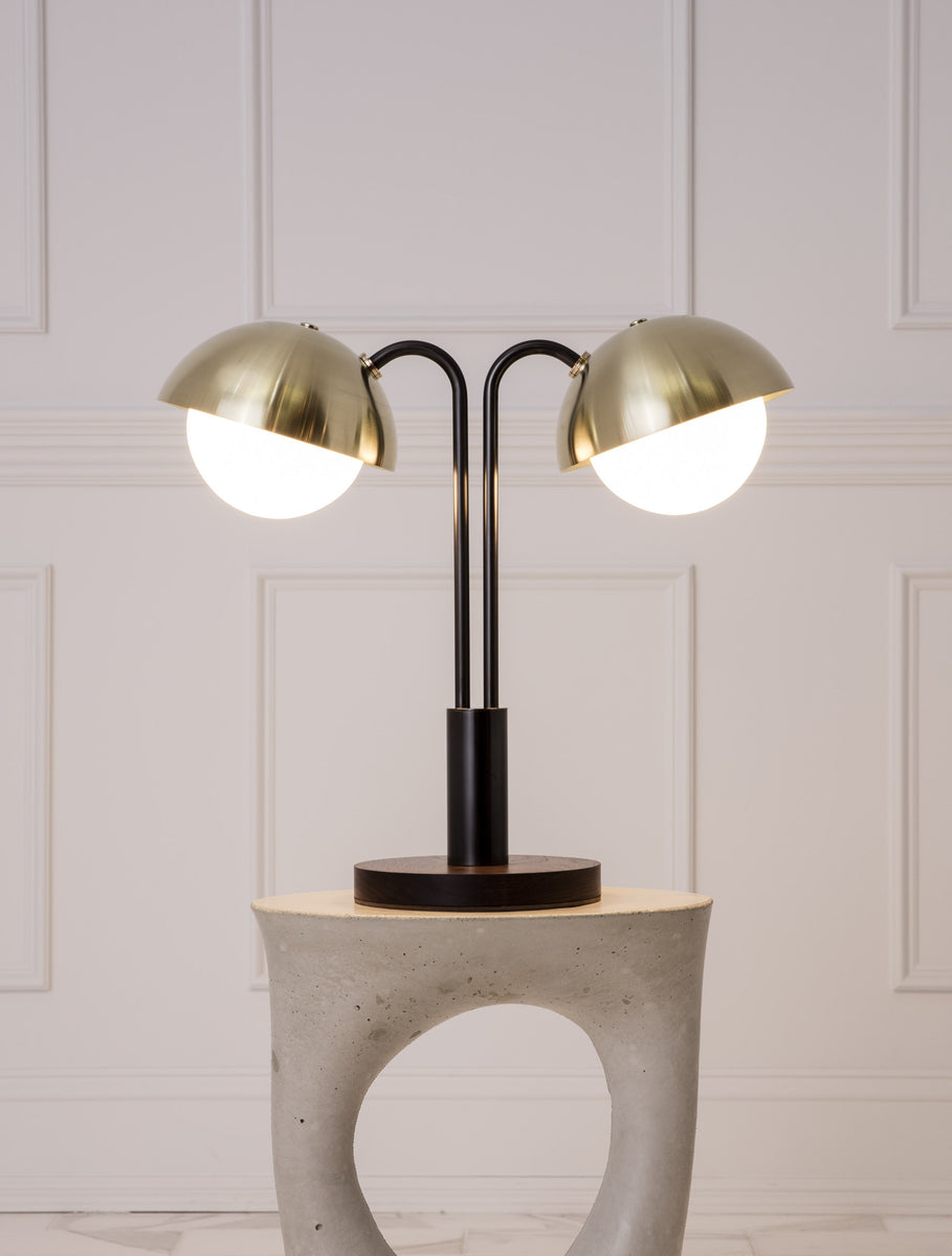 double table lamp