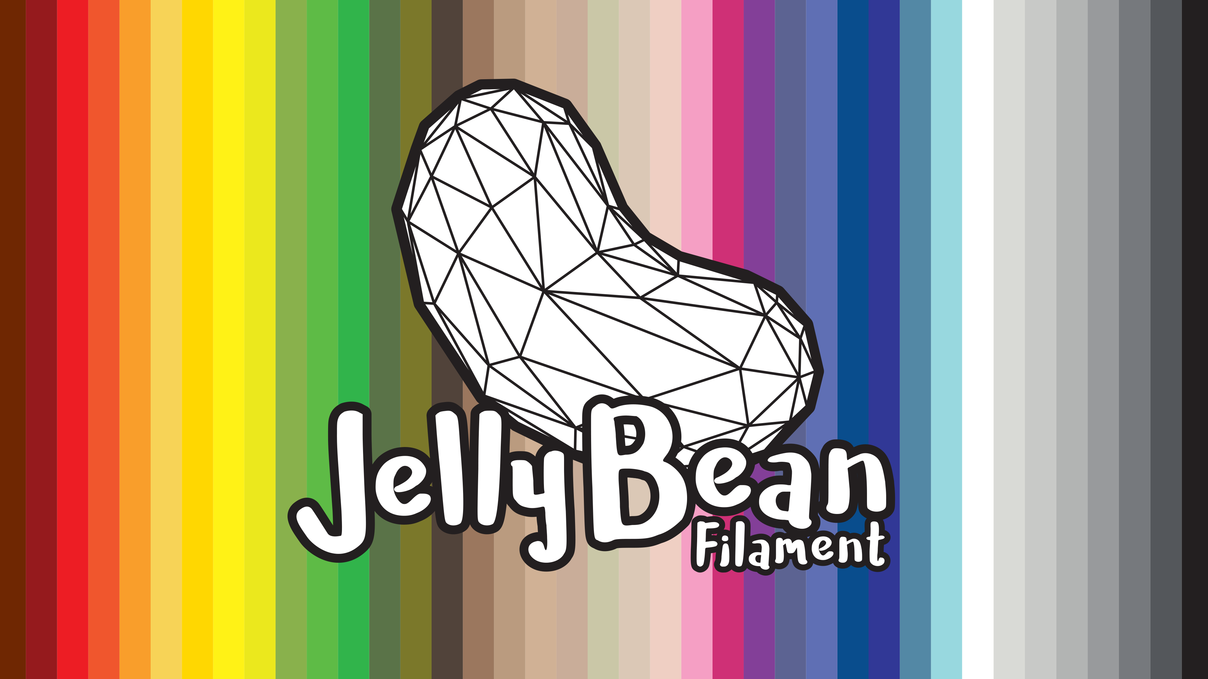 Jelly Bean Filament for 3d printers - BeanyBackgrounD