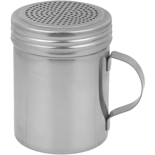 Choice 10 oz. Stainless Steel Shaker / Dredge with Handle