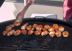 Ailes de poulet sur le Big Green Egg